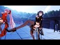 【ＭＭＤ】洛天依・巡音ルカ・弱音ハクがチャイナ服で「Barbwire」 4K 60FPS