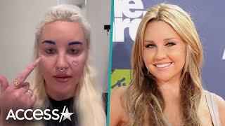 Amanda Bynes Shows Off Cosmetic Surgery In Rare Selfie Video