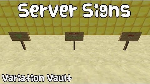Minecraft Bukkit Plugin - Server Signs - Add commands to signs with a simple command