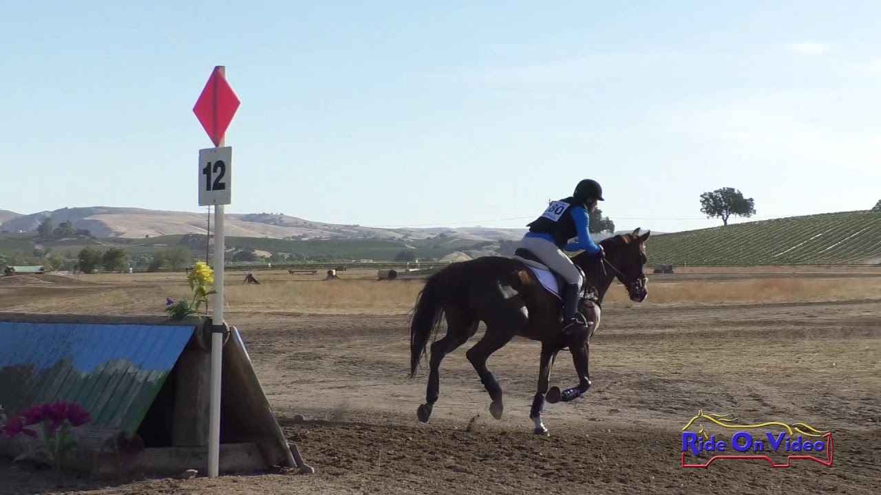 horseshoe bend 180XC Benjamin Heckman on Rouge Et Blanc DF JR Novice Cross Country Twin Rivers Ranch Sept. 2019