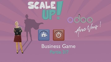 Jeu du Business Game Odoo : Scale Up  (Odoo V16) - épisode 3/7 : Projets et feuilles de temps