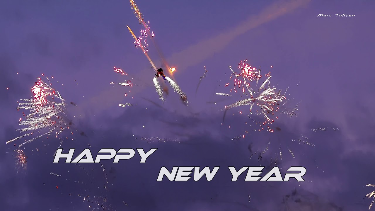 4K UHD Happy New Year 2023 Countdown  Video (Fireflies & O'Brien's Flying Circus) 4K U