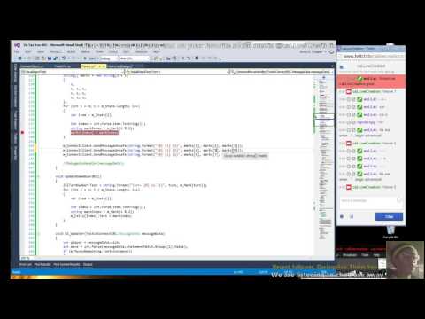 Twitch IRC Chat Tic Tac Toe game connection