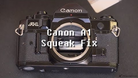 Canon A1 (Squeak Fix)