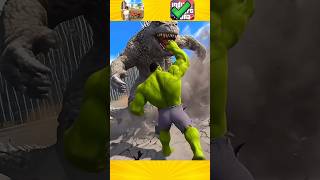 🔥 Hulk vs Godzilla Battle Challenge | IBD3D vs Indian Thief Auto Simulator #challengevideo