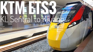 Ktm Berhad New Train Ets3 Experience From Kl Sentral To Kluang