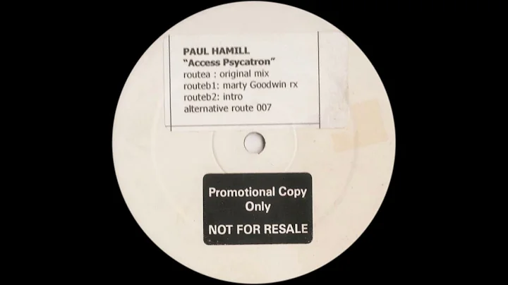 Paul Hamill  Access Psycatron (Original Mix) [HD]