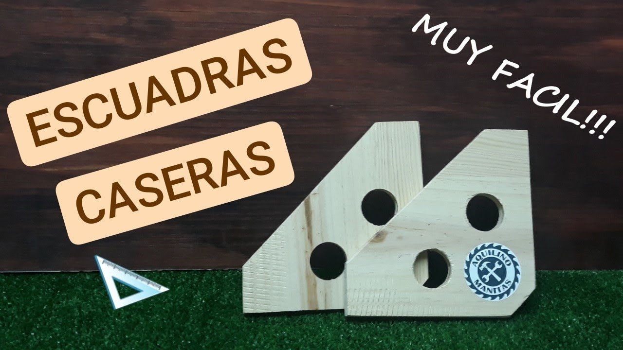 ✓Como HACER ESCUADRAS 📐para ENSAMBLAR MADERA. (CASERAS y FACILES).  2020.🟩🟩 