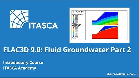 FLAC3D 9.0 Fluid-Groundwater Modeling Part 2 | Seepage, Boundary Conditions, and Interpretation