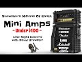 Mini Amps (Under $100)