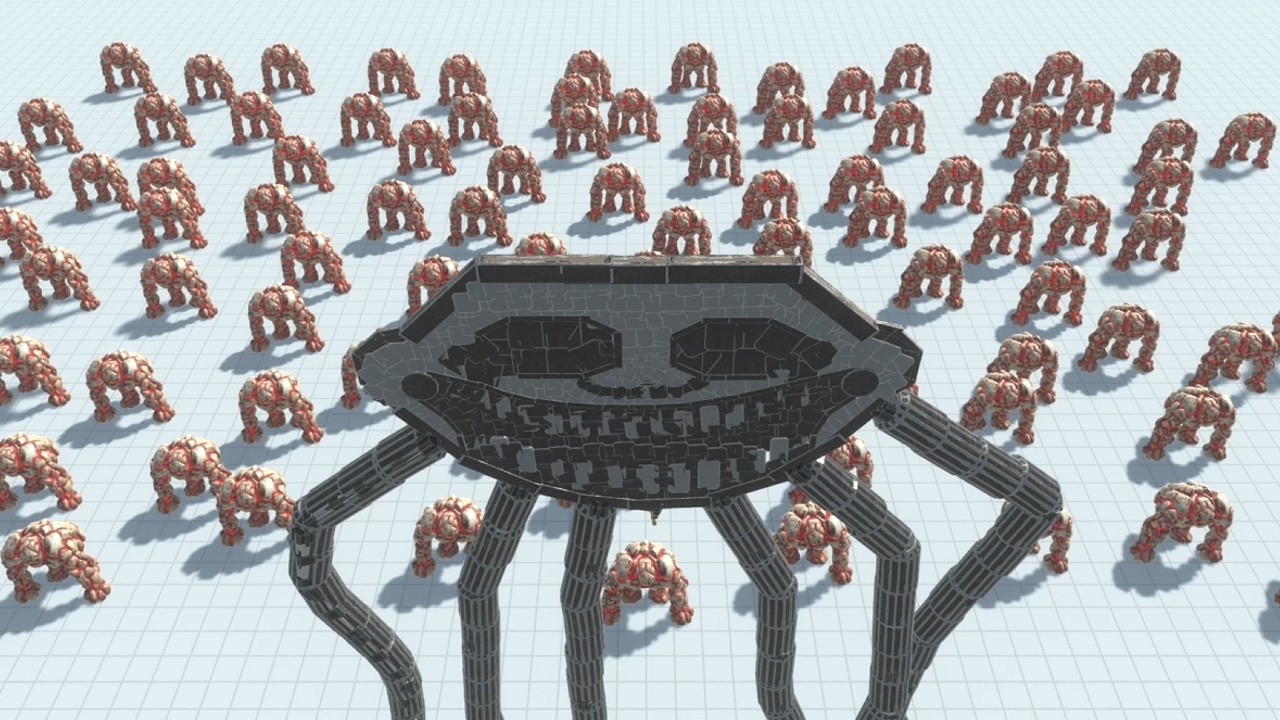 Trollge Incident vs 100 Infernals Army ARBS Animal Revolt Battle Simulator