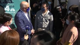 Maryland Gov. Hogan Visits Korean Restaurants in Response to Violence Against Asians