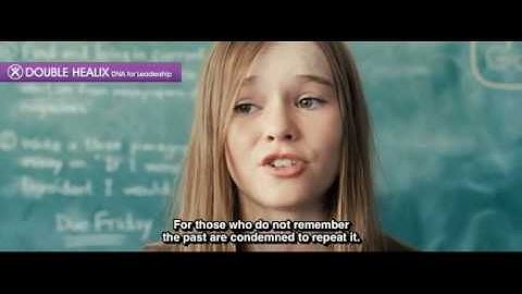 Those who forget the past are condemned to repeat it