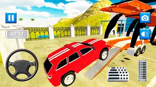 Prado Parking Adventure 3D Transporter - Transport Truck Police Cars - Android Gameplay screenshot 1