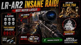 LR-AR2 INSANE RAID! 6 Kills, Thermal Player Down &amp; Huge Loot | Arena Breakout