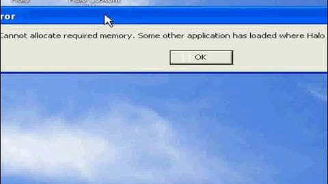 How to: Fix the Halo Error "Cannot allocate required memory.."