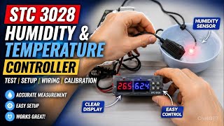 STC 3028 Humidity & Temperature Controller: Test, Setup, Wiring & Calibration