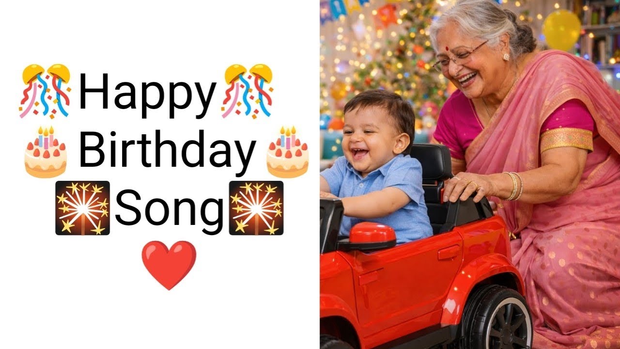  🎂 Family Friendly Happy Birthday Song 🎂– 🎊जन्मदिन गीत सबके  लिए 🎶🎊🎇🥰