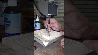 Soldering a silverplated silverware cuff bracelet, Flatwearable Artisan Jewelry