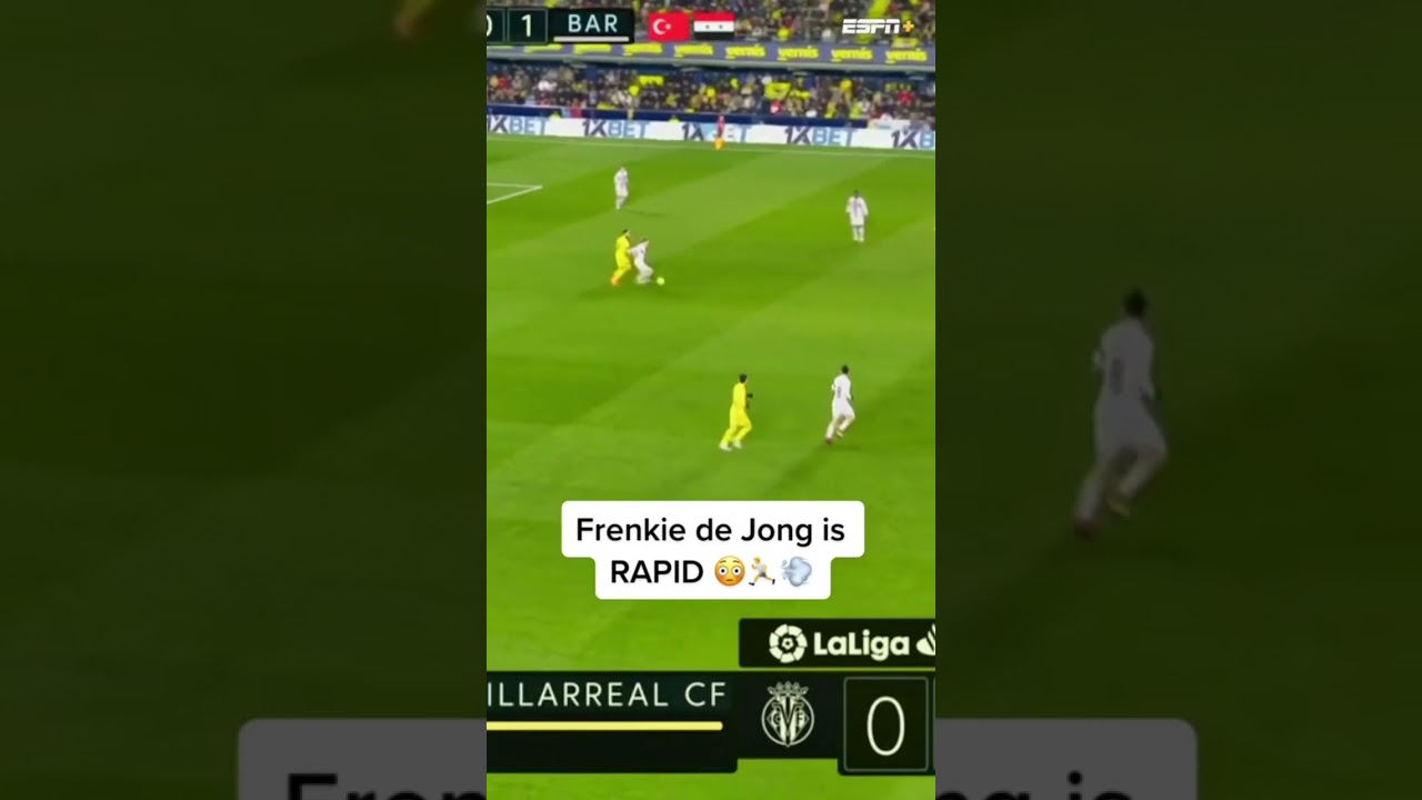 Frenkie de jong Speed🤩🤩
