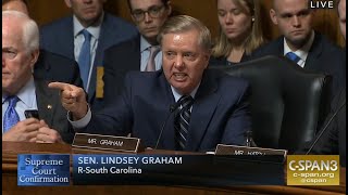 Sen. lindsey graham throws his support behind supreme court nominee
brett kavanaugh despite sexual misconduct allegations in a fiery
senate hearing speech. ...