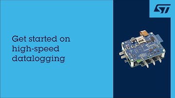 Get started on high-speed datalogging with sensor and motor control data