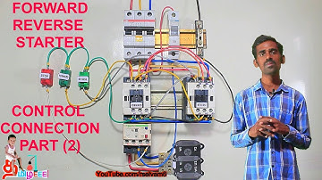 Forward reverse starter control connection on hold part (2) in Tamil and English
