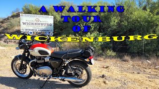 A Walking Tour of Wickenburg Arizona - Triumph Bonneville