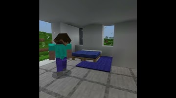 build a small modern house part.2 Minecraft short