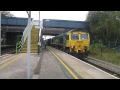Gm trainspotting  acton bridge freight  25102016 incl royal train