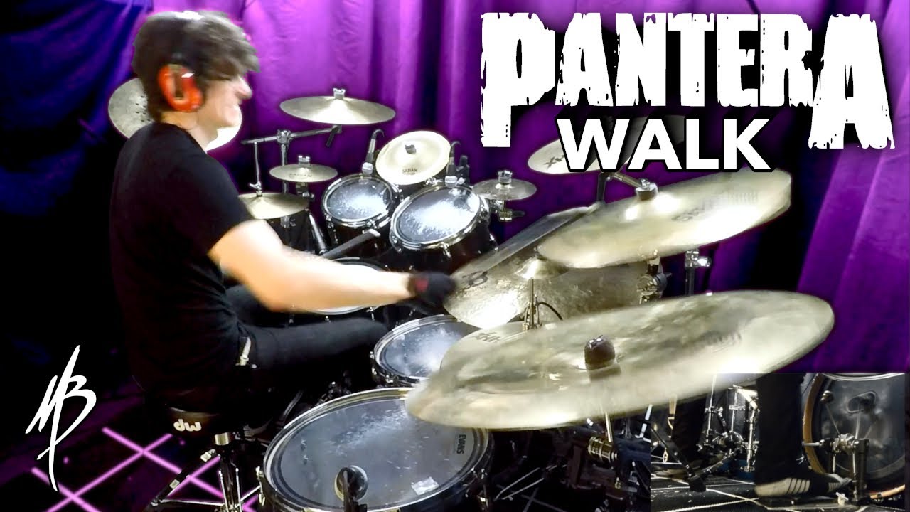 Pantera Walk Drum Cover Mbdrums Youtube