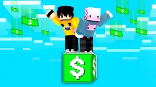 Tek Blok Mi̇lyoner Blok - Minecraft