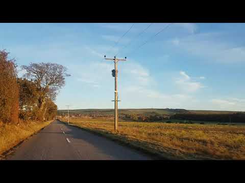 Driving from Fettercairn to Laurencekirk Oct 2018
