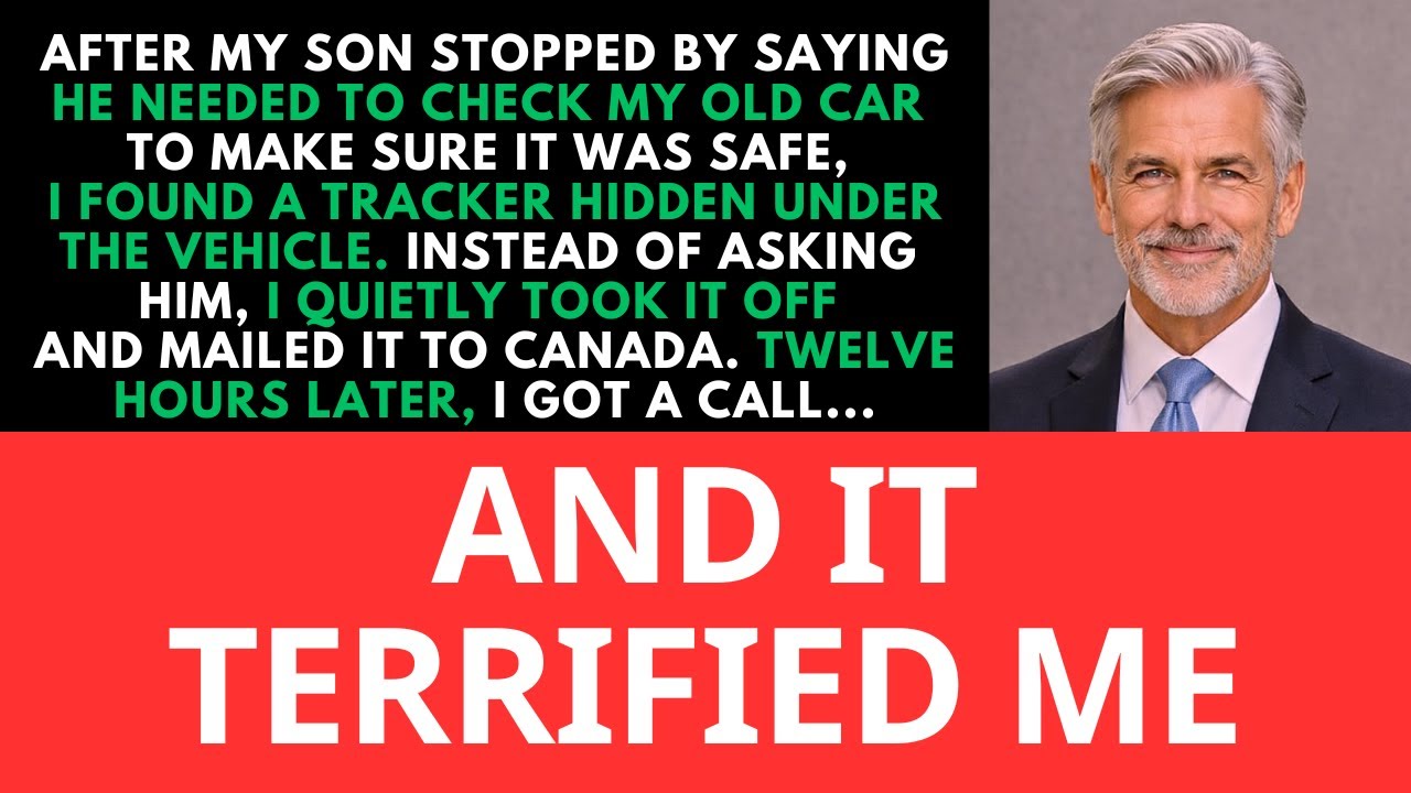 I found a tracker under my car, so I sent it to canada… then I got a terrifying call...