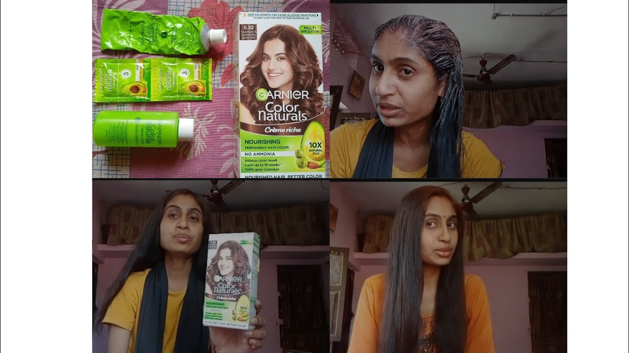 Garnier color naturals creme riche, how to use in hindi shorts vlog 