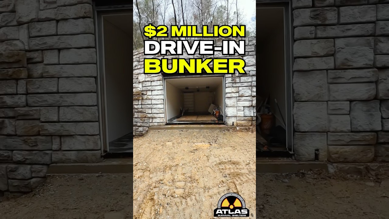 Бункер для автомобилей стоимостью 2&nbsp;000&nbsp;000 долларов от ATLAS #atlassurvivalshelters