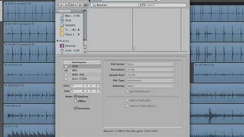 StudioFiles: Bouncing to Disk in Logic Pro