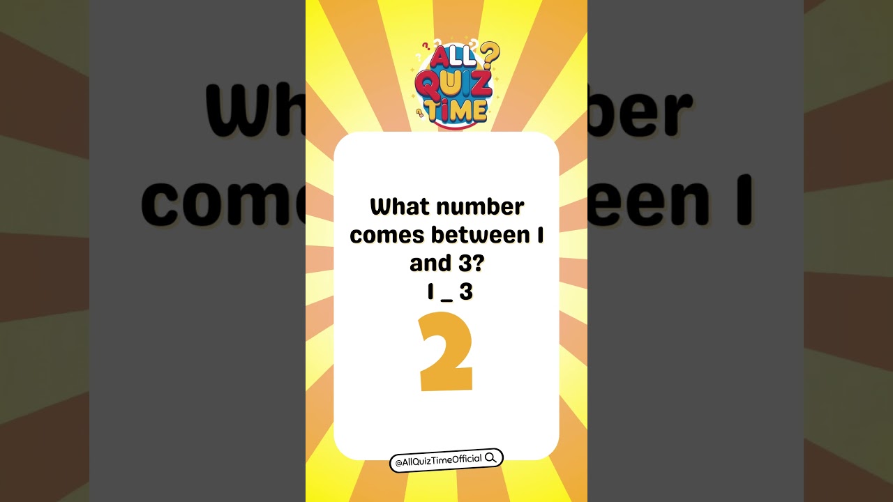 Easy Between Numbers for Nursery Kids 