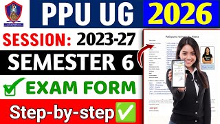 Patliputra University Ug Sem 6 Exam Form Kaise Bhare 2026 Ppu Ug Sem 6 Exam Form Fill Kaise Kare