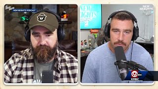 Travis Kelce opens up about his relationship with Taylor Swift on the New Heights podcast Profile