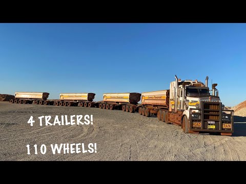 How to pass an Australian road train!
