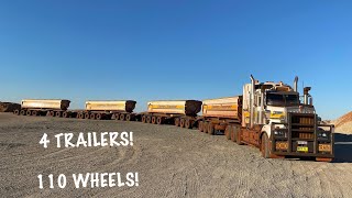 How to pass an Australian road train!