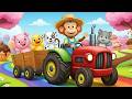 Monkey Funny Fixes Tractor and Plows Beet Field - Farm Work | MonKey Cartoon 🐒
