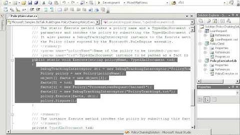 BT2006/BRE -  04-03 Policy Chaining - Sample Code