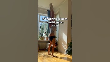 Handstand Tutorial ❤️ #yoga #calisthenics #handstand