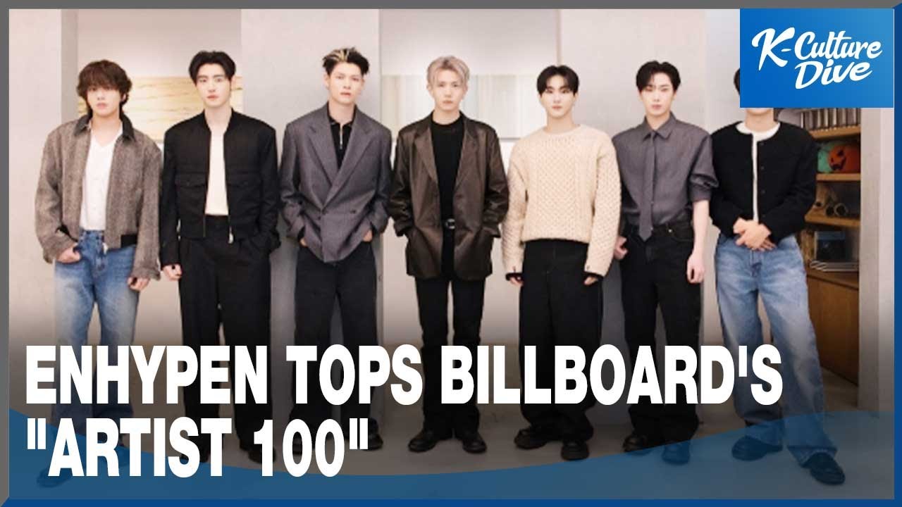 [K-Enter] ENHYPEN top Billboard's "Artist 100"