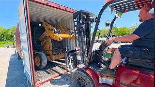 Two Backhoes One Container This Got Ugly Fast
