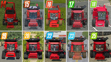 Fs14 Vs Fs15 Vs Fs16 Vs Fs17 Vs Fs18 Vs Fs19 Vs Fs20 Vs Fs22 Vs Fs23 Vs Fs25 | Case IH | Timelapse