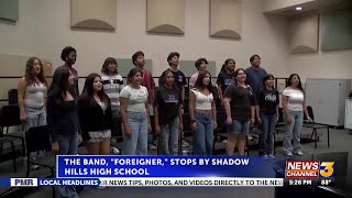 Shadow Hills High School Choir steps into the spotlight with legendary band Foreigner