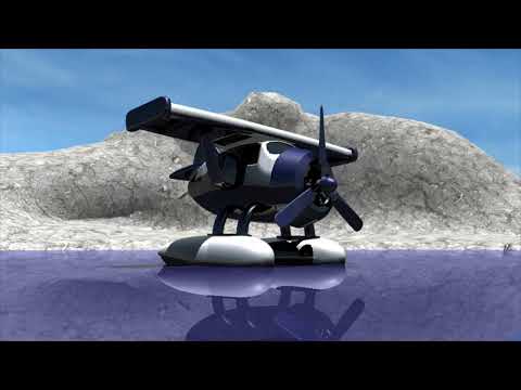 Plain Plane — 3D Modeling, Texturing, & Animation Exercise